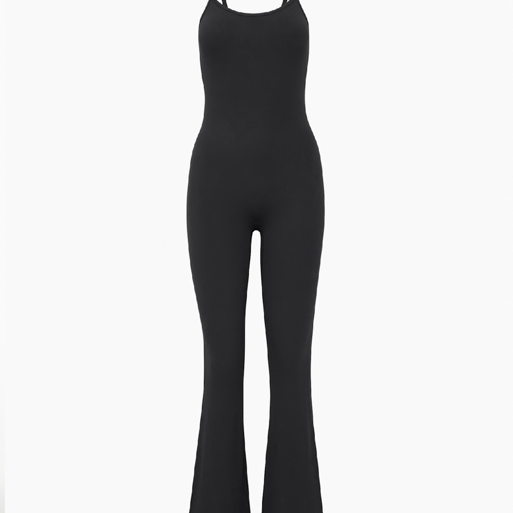 Aritzia Golden Butter Essential Flare Jumpsuit - Picture 7 of 8